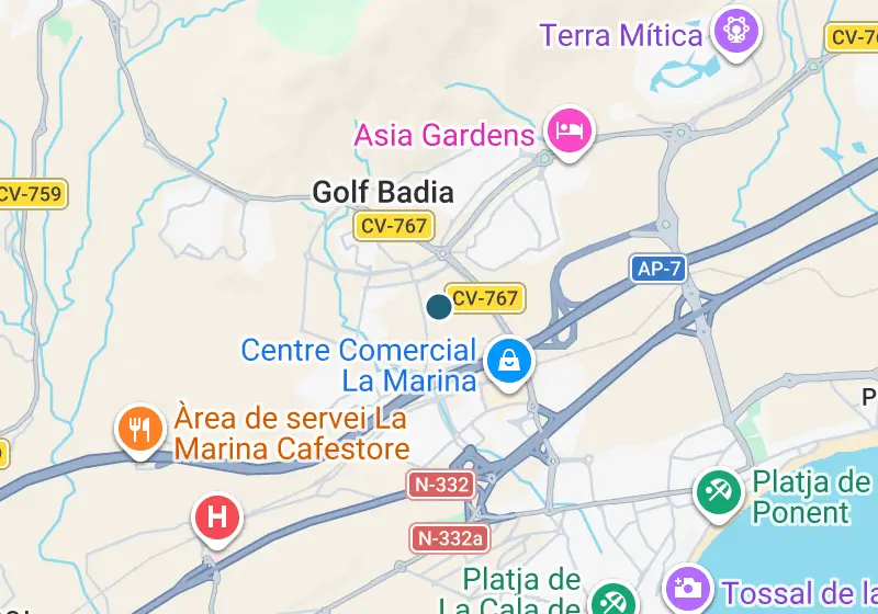 Map: Penthouse 178 m², Finestrat, Finestrat, Balcón de Finestrat-Terra Marina