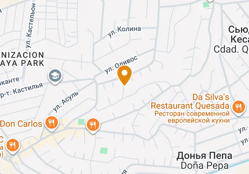 Карта: Вилла 246 м², Сьюдад-Кесада, Сьюдад-Кесада