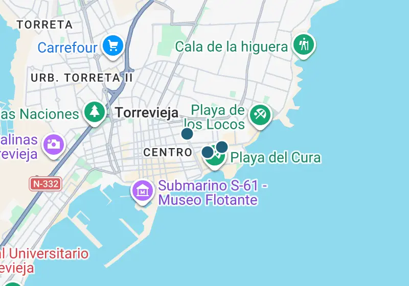 Map: 3 properties in Spain