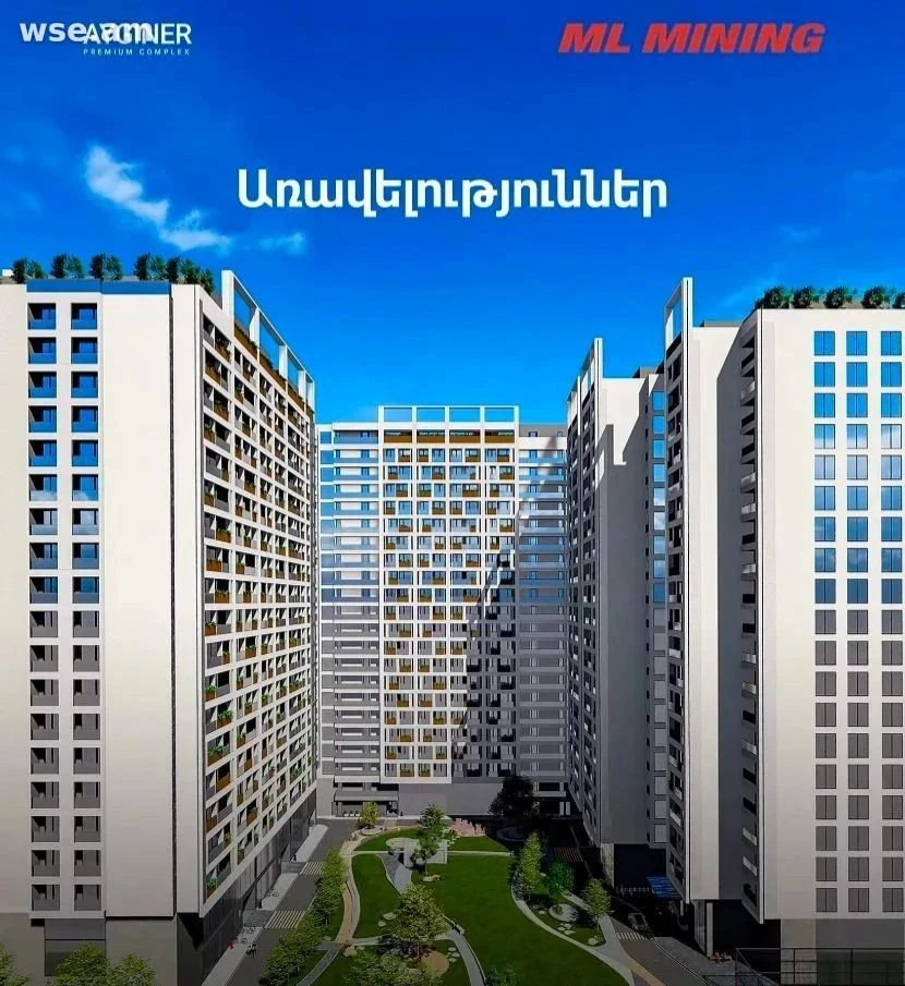2-комн., 67 м², 14/22 эт., проспект Аршакуняц 9/2