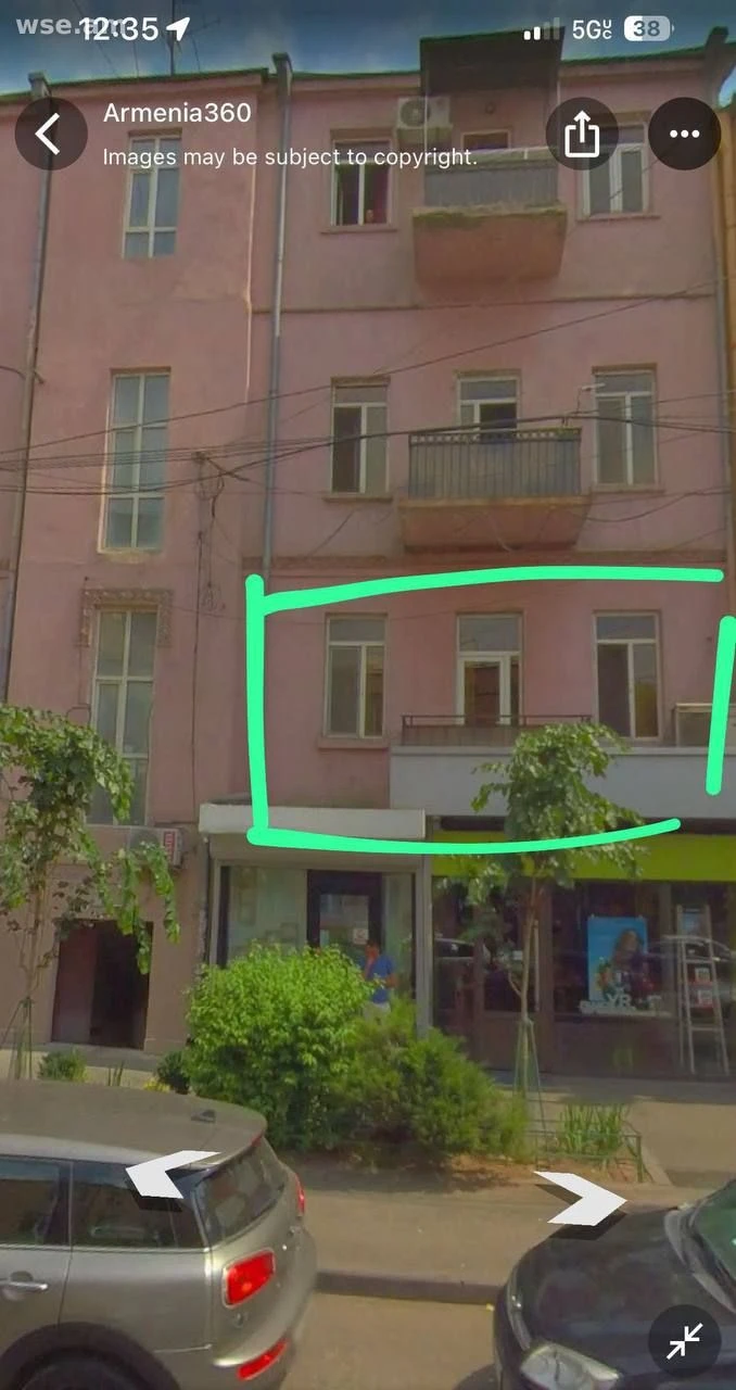 4 սենյականոց, 110 մ², 2/4 հարկ, Թումանյան փողոց 38