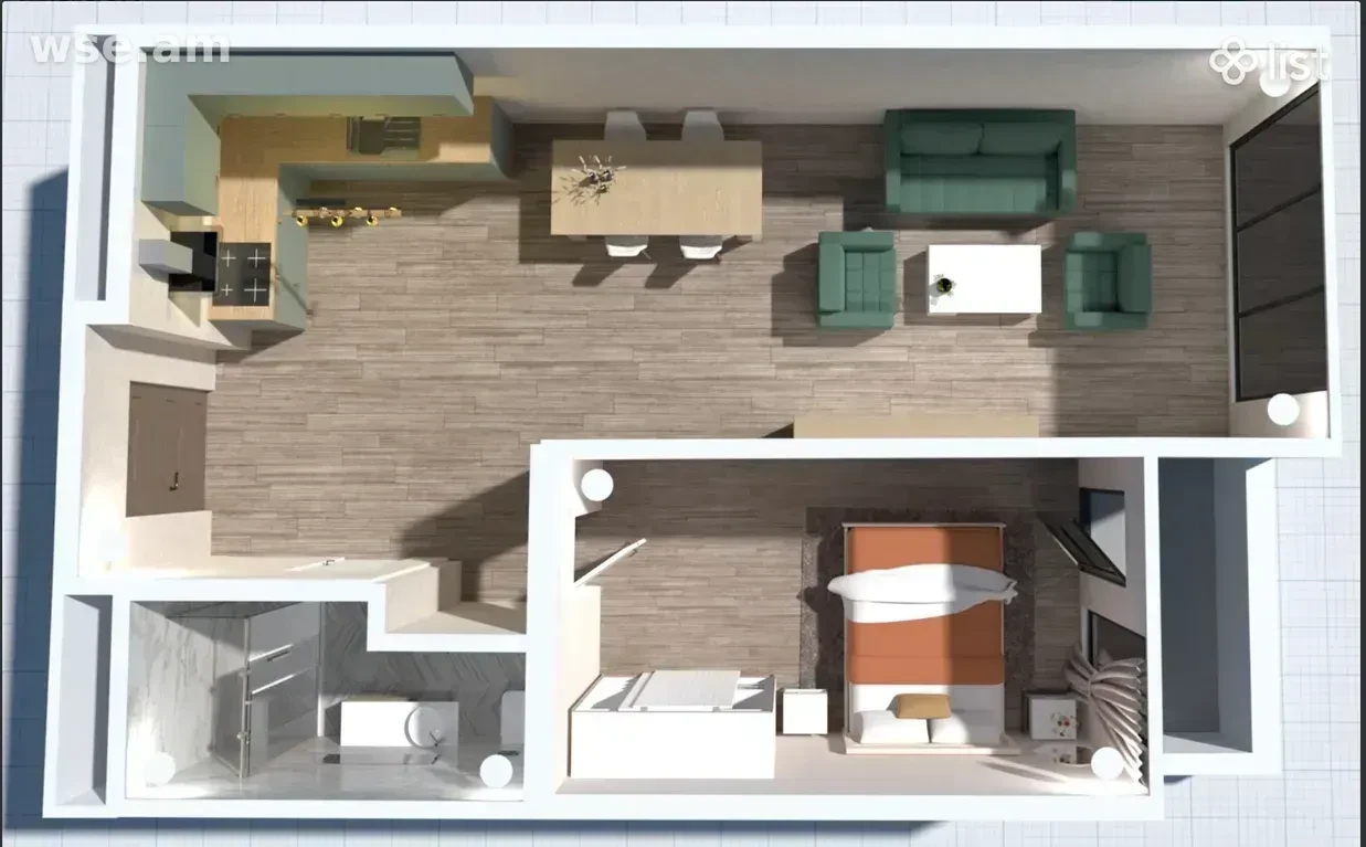 2-комн. квартира, 59м², улица Ашхабада 20 - 46 000 000 ֏