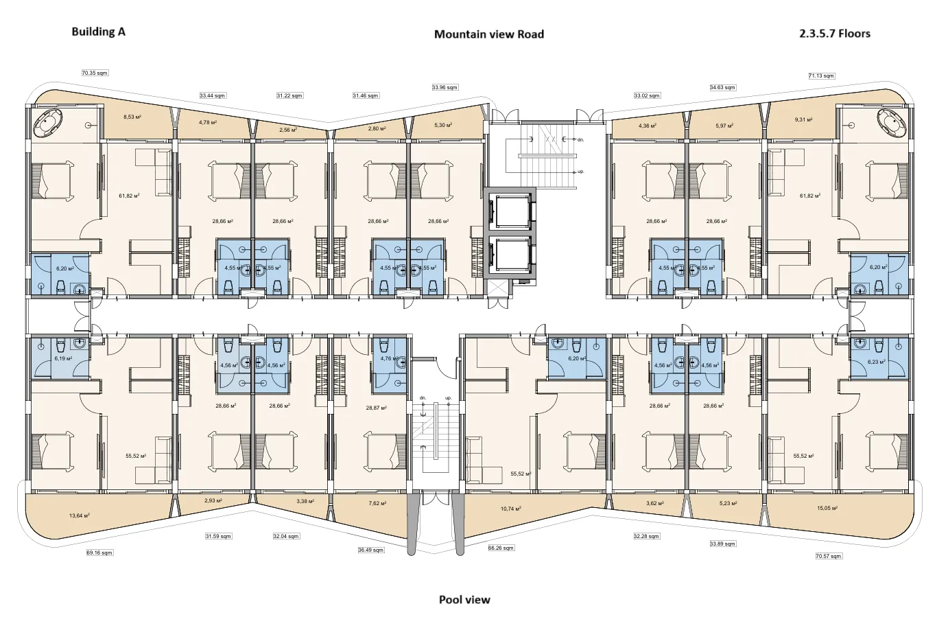 Floor plan 3 bedrooms