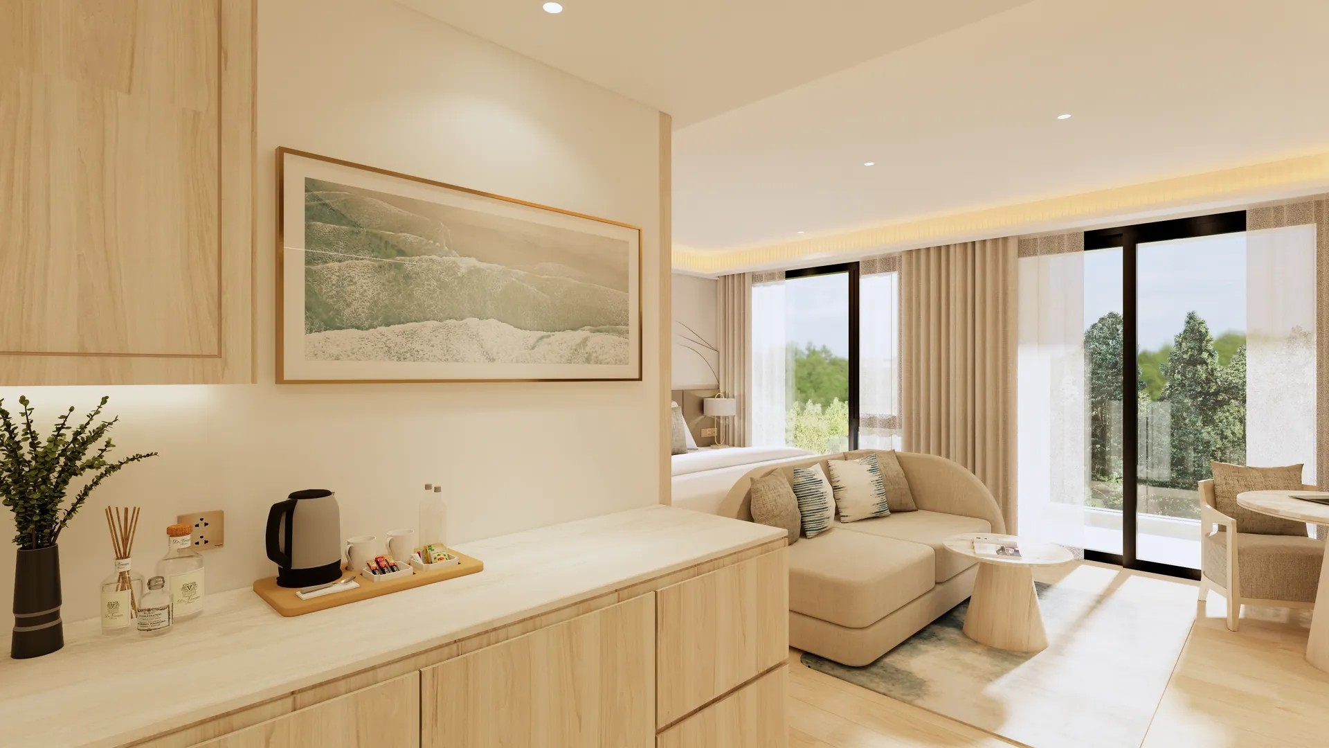 Планировка Студия, 38 м²