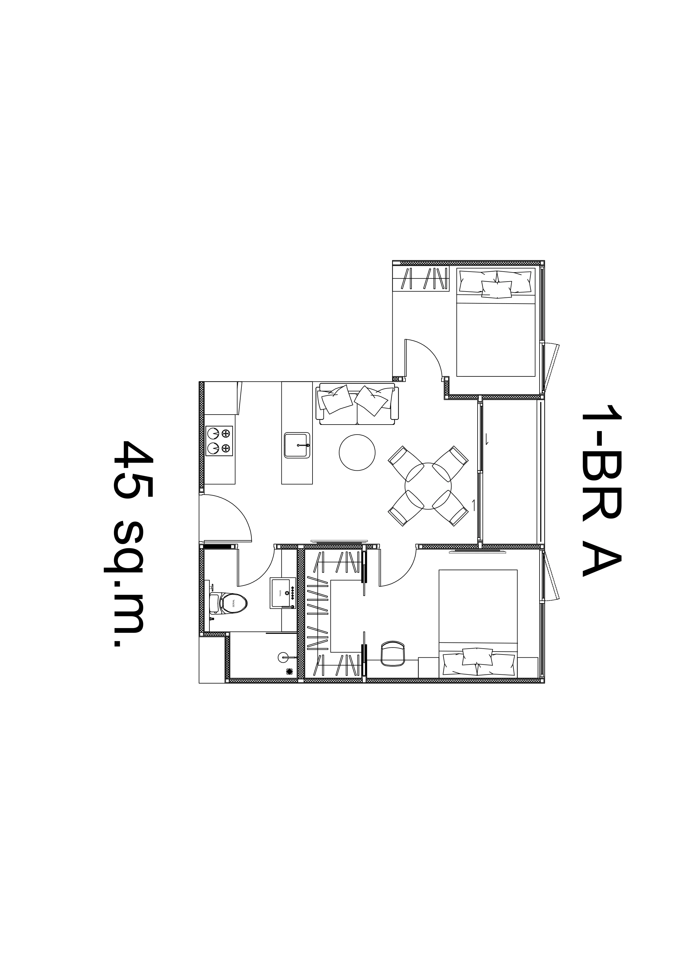 Планировка Building B · 2 Bedroom