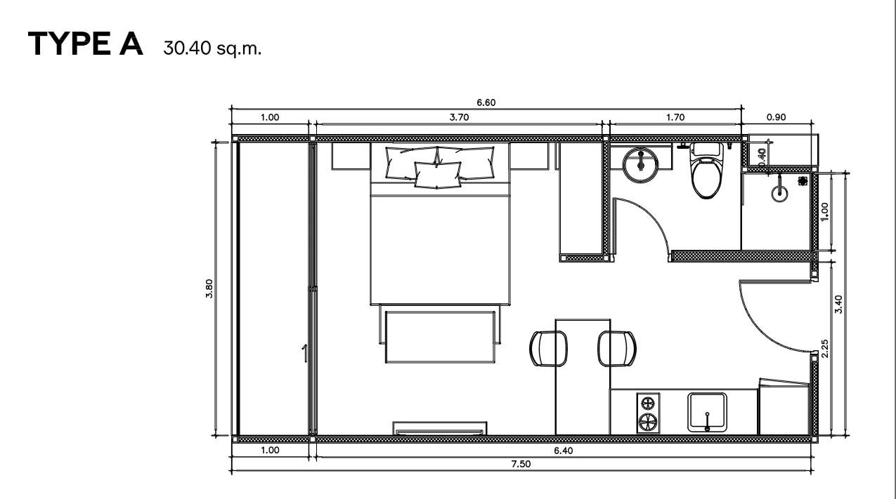 Планировка Building A · Studio