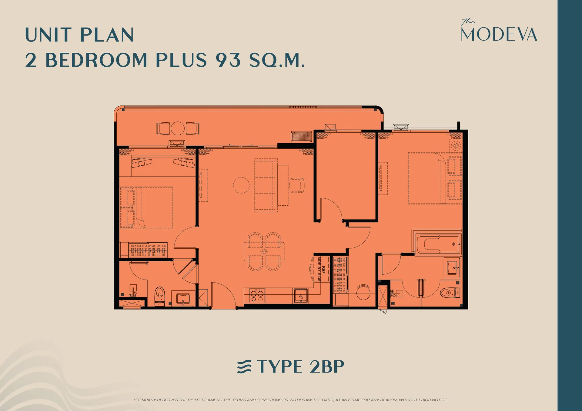 Floor plan 2 bedrooms
