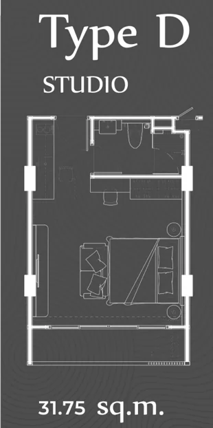 Планировка Type D · Studio